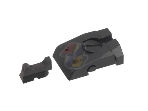 [5KU-GBSD2013BK] 5KU Aluminum Fiber Sight Set For KJ Shadow 2 GBB (Black)