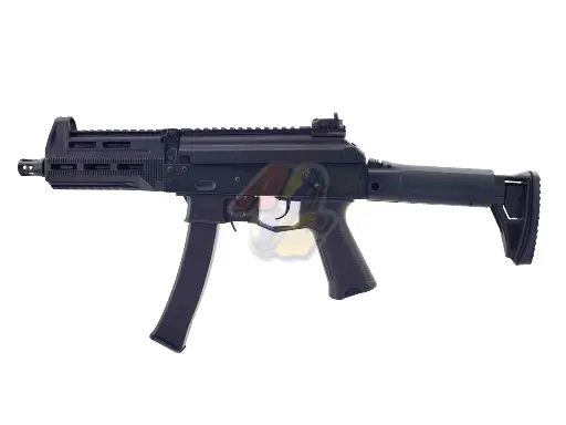 [WP-AEG-WE06-4-BK] WELL PRO PPK-20 SMG AEG with Mosfet 20+RPS (Steel Receiver)