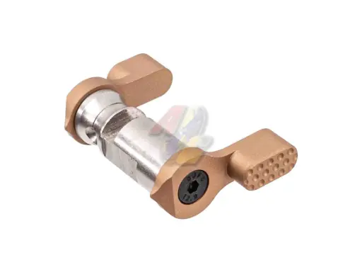 [RA-10417] Revanchist Airsoft Stainless Steel 45 Degree Ambidextrous Selector for Tokyo Marui M4 Series GBB (MWS) (Type C) (Tan)