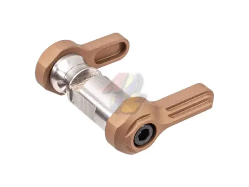 [RA-10415] Revanchist Airsoft Stainless Steel 45 Degree Ambidextrous Selector for Tokyo Marui M4 Series GBB (MWS) (Type B) (Tan)
