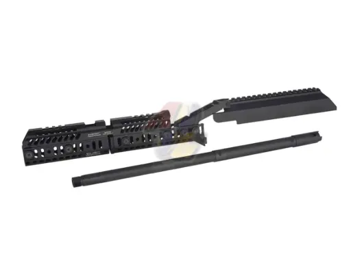 [5KU-GBTMAK001BK] 5KU SPORT4 and B33 Tactical Handgaurd Kit for Tokyo Marui AKM GBB (Black)