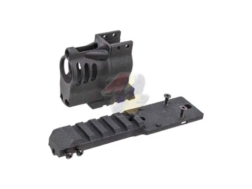 [REA-10381] Revanchist Airsoft 3D Printed Optic Mount & Compensator Set for ARES S&W 686 Co2 Revolver