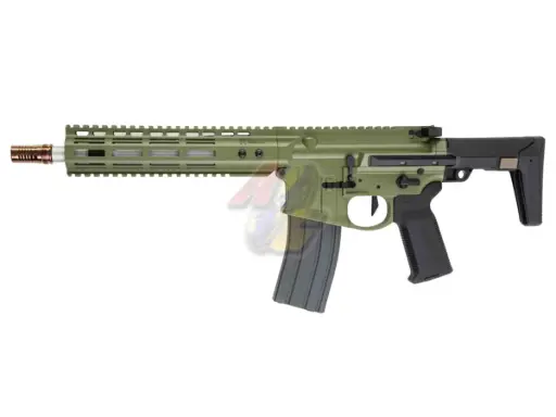 [DE-GBB-NOVESKE-GB-105-BG] EMG Noveske Licensed Ghetto Blaster NHR-9 MWS GBB (Bazooka Green/ Gen.2) (by Double Eagle)