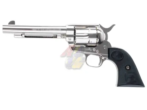 [TN-GP-011686] Tanaka Colt SAA 2nd Generation 5-1/2 inch Pegasas 2 Gas Revolver (Nickel Finish)
