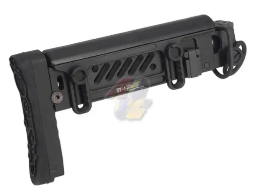 [5KU-262-BK] 5KU PT-1 Gen2 Side Folding Stock For GHK/ LCT/ CYMA AK with Silde Folding Stock Receiver ( BK )