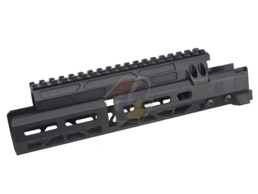 [5KU-GBTMAK009BK] 5KU MMS 10.1Inch M-Lok Handguard for Tokyo Marui AKM GBB (Black)