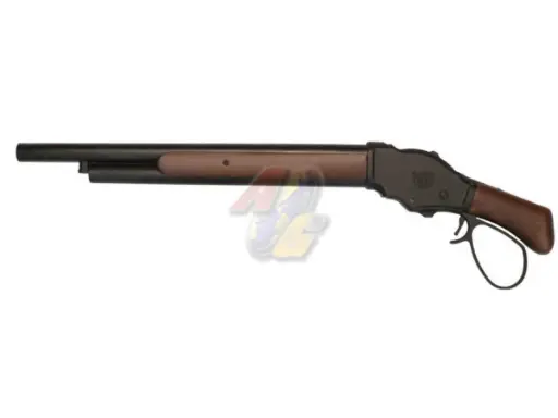 [ST-STGS07MW] S&T M1887 Sawed off Shell Ejecting Gas Shotgun (Wide Lever, Real Wood)