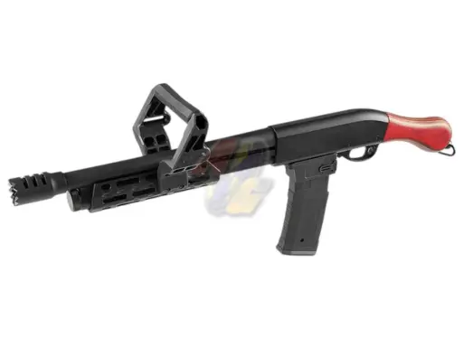 [GE-SG-AT8890] Golden Eagle Alpha Tactical Production A.T.870 Gas Pump Action Shotgun (Black) 