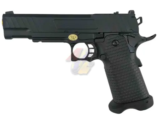 [GE-GP-3353-BK] Golden Eagle 3353 Optic Ready CNC Hi-Capa GBB Pistol (Black, Gold)