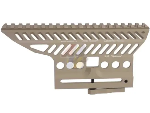 [5KU-402-T] 5KU B-13 Style Scope Mount For CYMA/ GHK AK Series Airsoft Rifle (TAN)