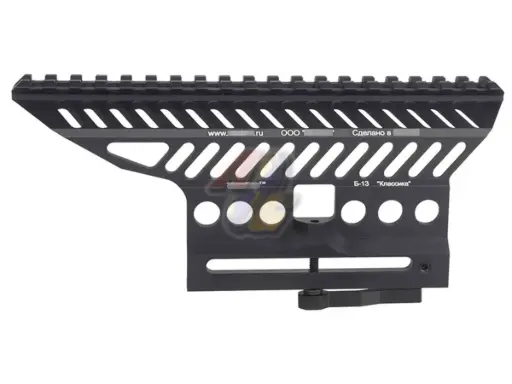 [5KU-402-BK] 5KU B-13 Style Scope Mount For CYMA/ GHK AK Series Airsoft Rifle (BK)