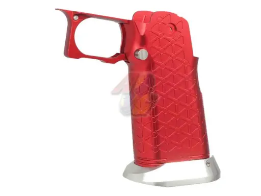 [5KU-GB-590-RD] 5KU CNC Aluminum Grip Type.8 For Tokyo Marui Hi-Capa Series GBB (Red)