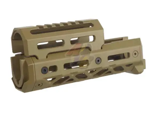 [5KU-404G-T] 5KU Short KPYK M-Lok Handguard For GHK AK GBB (TAN)