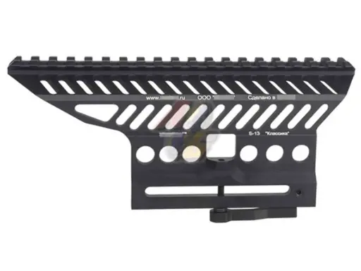 [5KU-GBTM12K005BK] 5KU B-13 Style Scope Mount For Tokyo Marui Saiga 12K Gas Shotgun (BK)