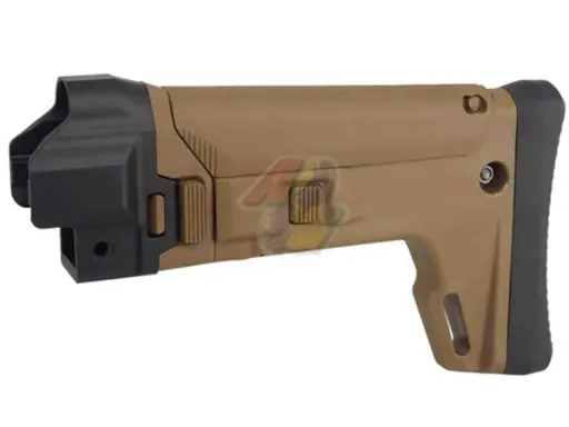 [5KU-418-T] 5KU ACR Style Retractable Stock for CYMA MP5 AEG (TAN)