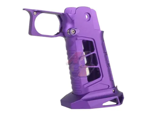[5KU-GB-591-PU] 5KU CNC Aluminum Grip Type.7 For Tokyo Marui Hi-Capa Series GBB (Purple)