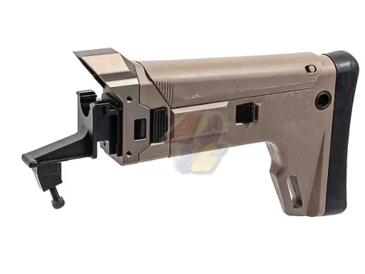 [BM-GMF-ACR03DE] BOW MASTER GMF ACR Style Stock for Tokyo Marui AKM Series GBB (Dark Earth)