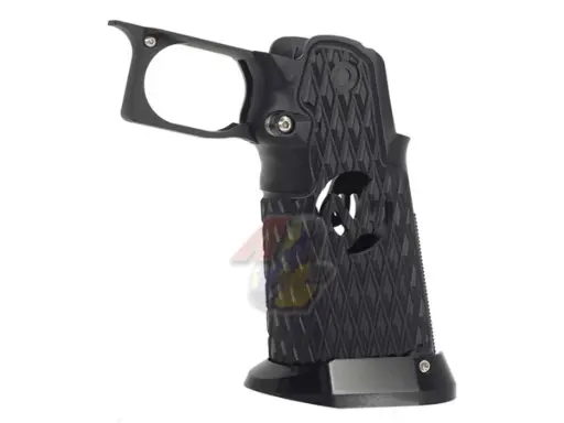 [5KU-GB-585-BK] 5KU CNC Aluminum Grip Type.6 for Tokyo Marui Hi-Capa Series GBB (Black)