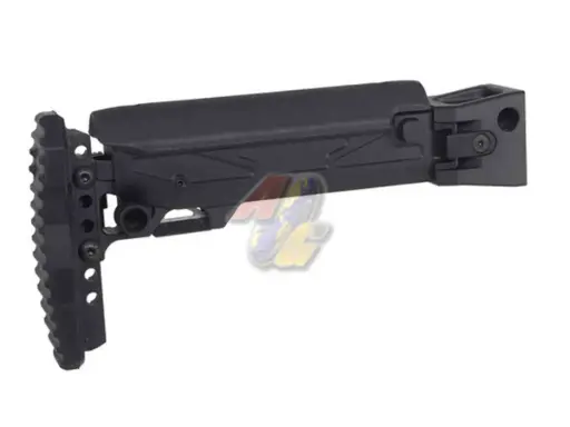 [5KU-GBTMAK007BK] 5KU Folding Telescopic Buttstock with Cheek Riser For Tokyo Marui AKM GBB