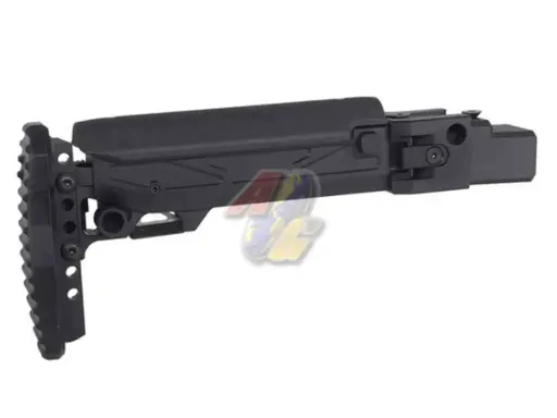 [5KU-397] 5KU Folding Telescopic Buttstock with Cheek Riser For GHK AKM V2 GBB