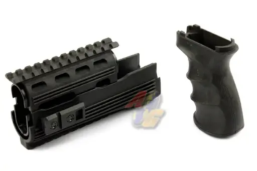 [CYMA-C49BK] CMYA AK Railed Handguard with Tactical Grip Set (BK)