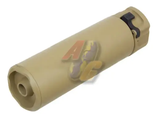 [5KU-243-T] 5KU SOCOM 556 Mini2 Airsoft Suppressor with Flash Hider ( Tan/ 14mm-)