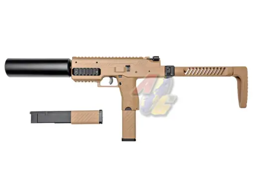 [VS-VGS-01-02X] VORSK VMP-1 GBB with 2 Magazines and Suppressor (Tan)