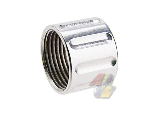[5KU-GB-577-SV] 5KU Vertical Knurling Thread Protector ( 14mm-/ Silver )