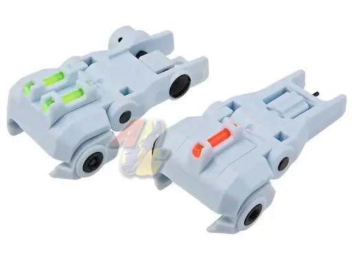 [GG-03-261-1] G&G Dual-Profile Fiber Optic Flip-Up Sight (Macaron Blue)
