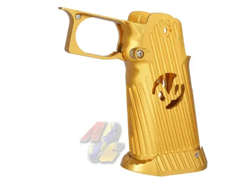 [5KU-GB-588-GD] 5KU CNC Aluminum Grip Type.4 for Tokyo Marui Hi-Capa Series GBB (Gold)