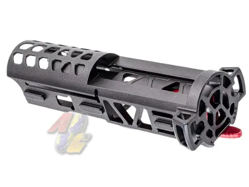 [5KU-ABAAP-003-BK] 5KU Lightweight CNC Aluminum Bolt with Selector Switch for Action Army AAP-01 GBB (Black)