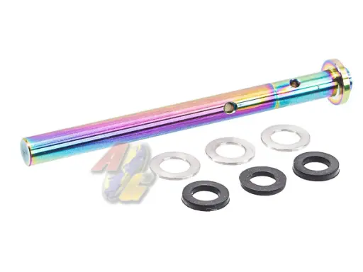 [SA-HCP010-RB] SAVIA CNC Steel Recoil Spring Rod Set for Tokyo Marui Hi-Capa 5.1 Series GBB (Rainbow)