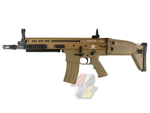 [CYMA-AEG-CM063TN] Cybergun FN Herstal SCAR-L AEG (TAN) (Licensed) (by Cyma)