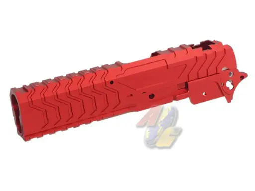 [5KU-GB-572-RD] 5KU CNC Aluminum Matrix Silde and Frame for Tokyo Marui Hi-Capa Series GBB (Red)