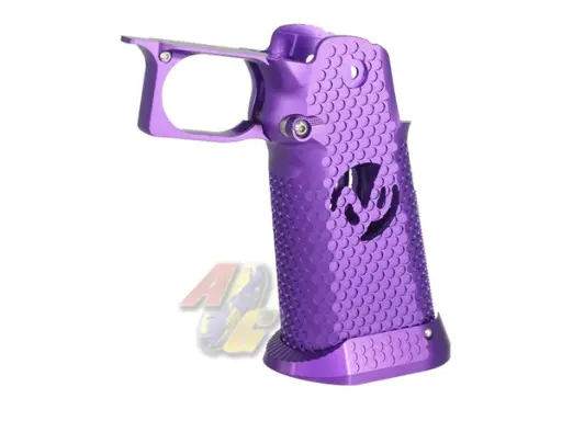 [5KU-GB-584-PU] 5KU CNC Aluminum Grip Type.3 For Tokyo Marui Hi-Capa Series GBB (Infinity/ Purple)