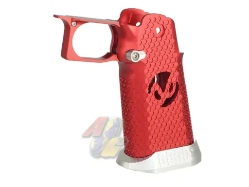 [5KU-GB-584-RD] 5KU CNC Aluminum Grip Type.3 for Tokyo Marui Hi-Capa Series GBB (Infinity/ Red)