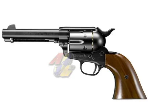 [TM-SP-SAA-PRO-BK] Tokyo Marui SAA.45 Civilian 4 3/4 inch Air-Cocking Revolver Pro ( BK )
