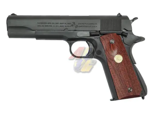 [AG-CGP-M1911-GD] AG Custom Tokyo Marui M1911 GBB with Full Steel Parts and Wood Grip