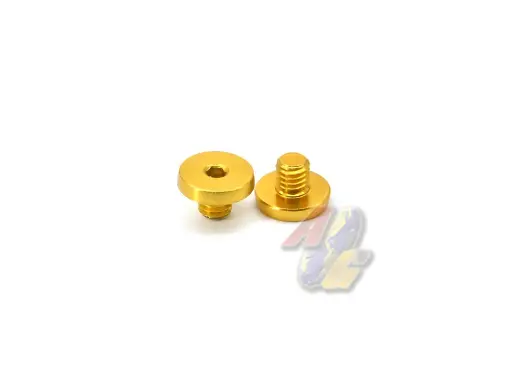 [AIP-023-HC-5G] AIP 7075 Aluminum Grip Screws Type 5 for Tokyo Marui Hi-Capa Series GBB (Gold)