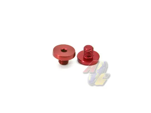 [AIP-023-HC-5R] AIP 7075 Aluminum Grip Screws Type 5 for Tokyo Marui Hi-Capa Series GBB (Red)