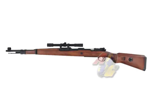 [SW-022A-RW-SC] Snow Wolf Kar98K Bolt Action Sniper with 1.5X ZF41 Scope (Real Wood Version) 