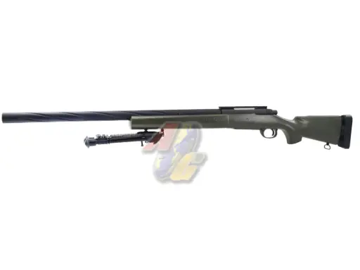 [SW-04DG-BIPOD-OD] Snow Wolf M24 SWS Air-Cocking Bolt Action Sniper with Bipod (Oilve Drab/ Air-Cocking)