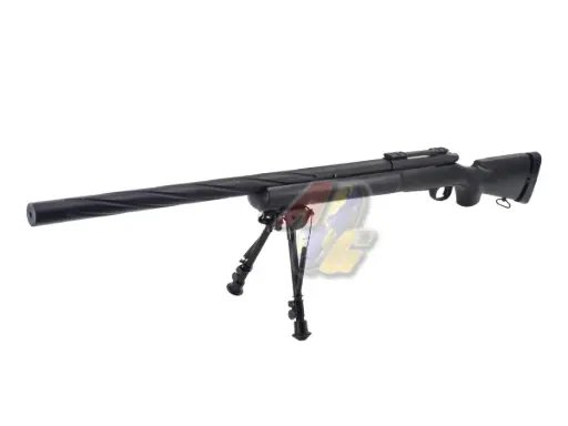 [SW-04DB-BIPOD-BK] Snow Wolf M24 SWS Air-Cocking Bolt Action Sniper with Bipod (Black/ Air-Cocking)