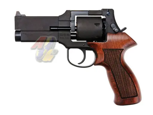 [MS-GP-063273] Marushin Mateba 4 inch Gas Revolver ( Black, Heavy Weight, Wood Grip )