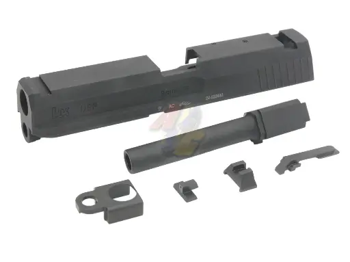 [RBH-USP-01-BK-BR] RobinHood Aluminum Slide Set for Tokyo Marui USP GBB Pistol (Brass Barrel)