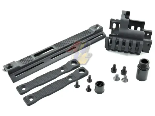 [AA-SCAR-05-VFC-BK] Airsoft Artisan PM Style SCAR Front Set Kit for VFC SCAR-H GBB (Black)