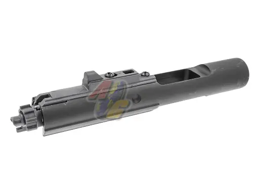 [AG-20221002-AE] Angry Gun Monolithic Steel Complete Bolt Carrier with Gen.2 MPA Nozzle for Tokyo Marui M4 Series GBB (MWS) (AERO Marking) (Black)