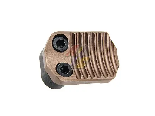 [RA-10038] Revanchist Airsoft Aluminum Mag Release for Tokyo Marui M4 Series GBB (MWS) (Type B) (Tan)