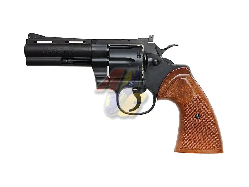 Tanaka Python 357 R-Model 4 Inch Heavy Weight Gas Revolver (Black ...