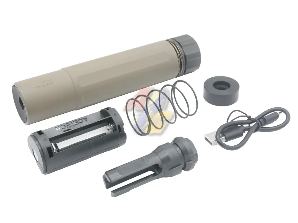 Angry Gun DASM-S Dummy Silencer with Acetech AT2000R Tracer Module (DE ...